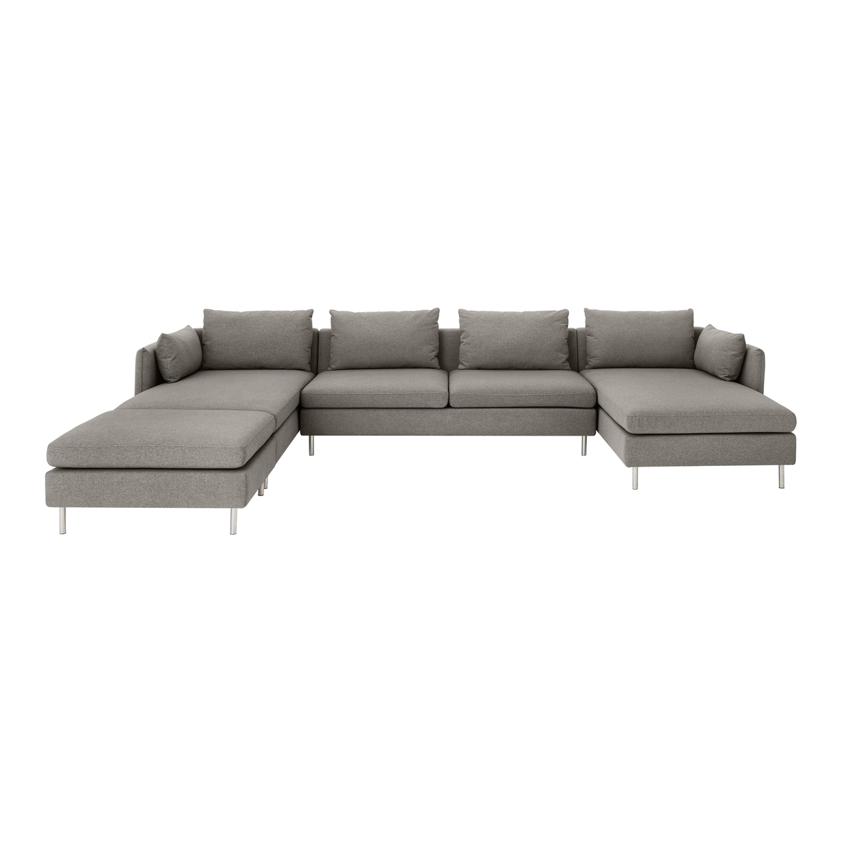 VENTO Horseshoe Corner Sofa, Manhattan Grey – image 2