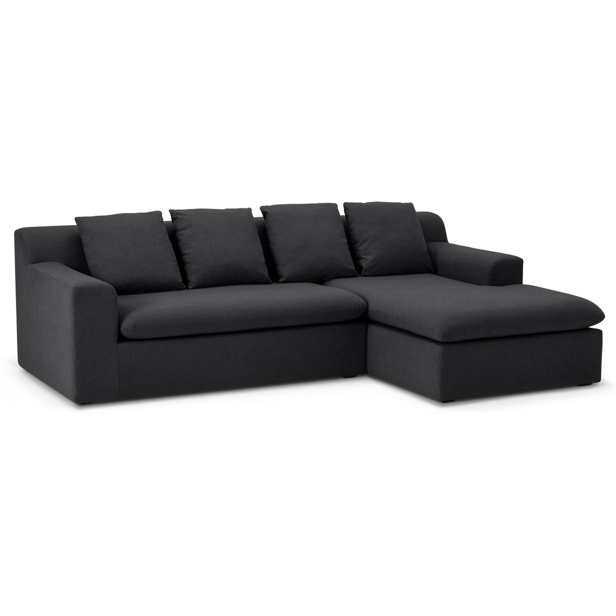 Benson Right Hand Facing Chaise End Sofa, Sterling Grey – image 2