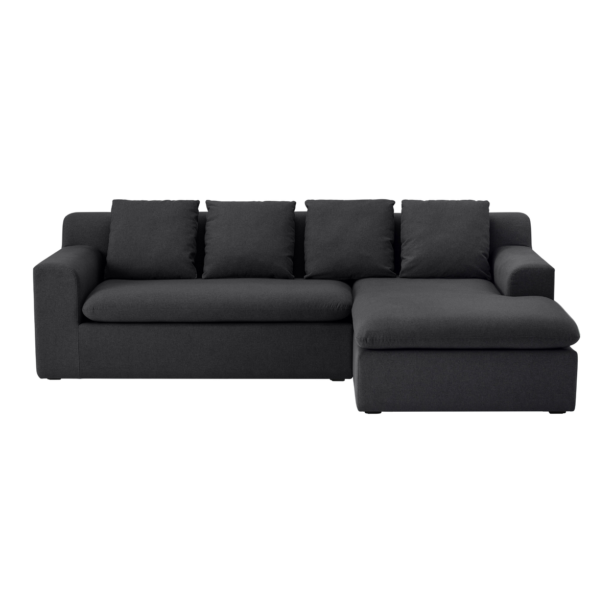 Benson Right Hand Facing Chaise End Sofa, Sterling Grey – image 1