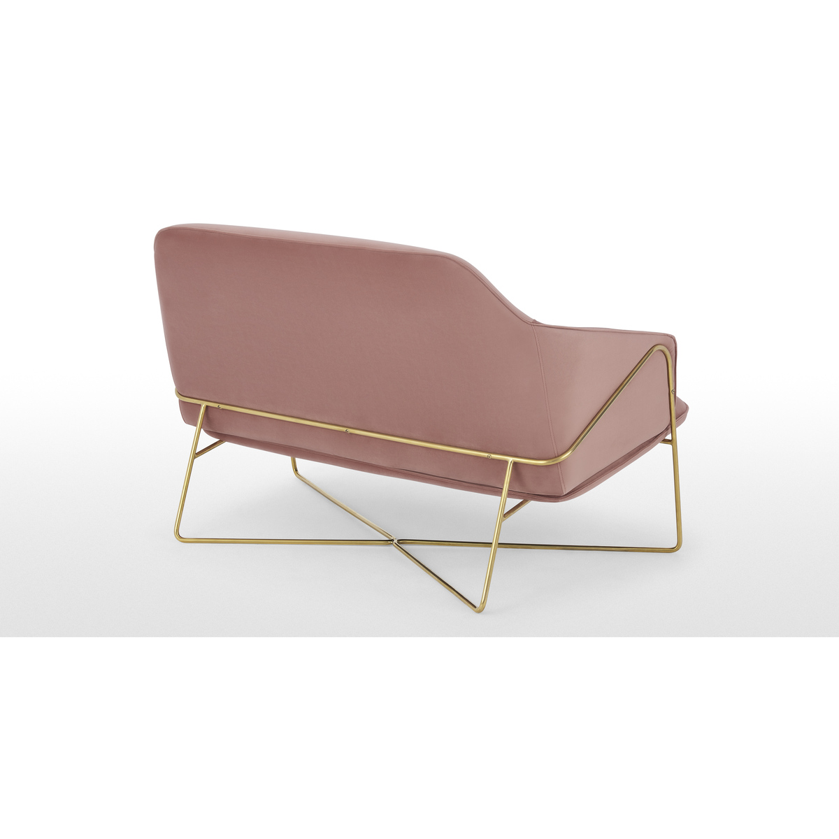 Stanley 2 Seater Sofa, Velvet Vintage Pink – image 5