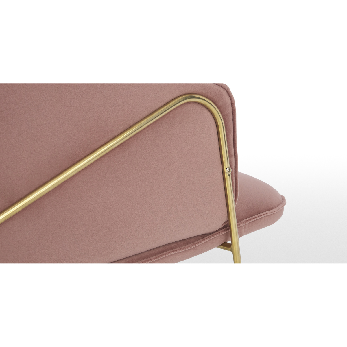 Stanley 2 Seater Sofa, Velvet Vintage Pink – image 6