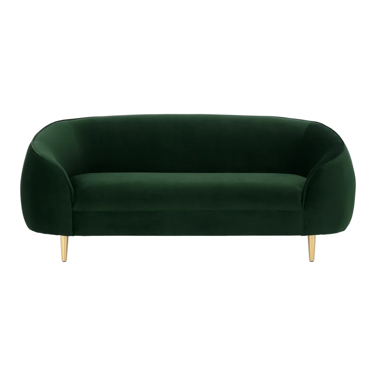 Trudy 2 Seater Sofa, Pine Green Velvet – image 2
