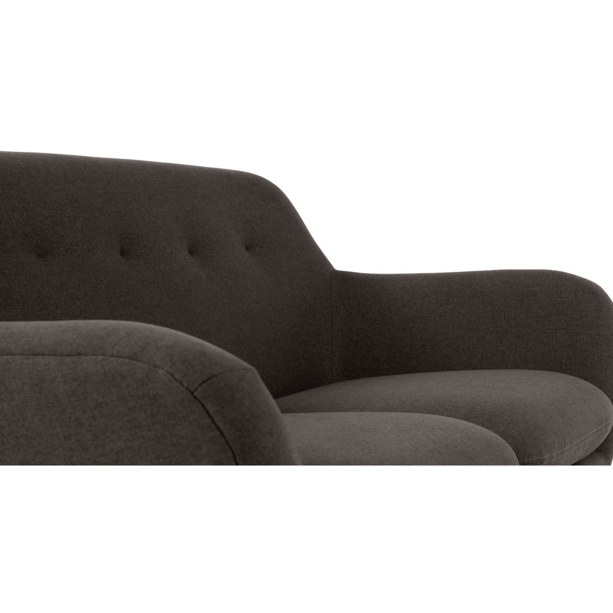 Dylan 2 Seater Sofa, Marl Grey – image 5