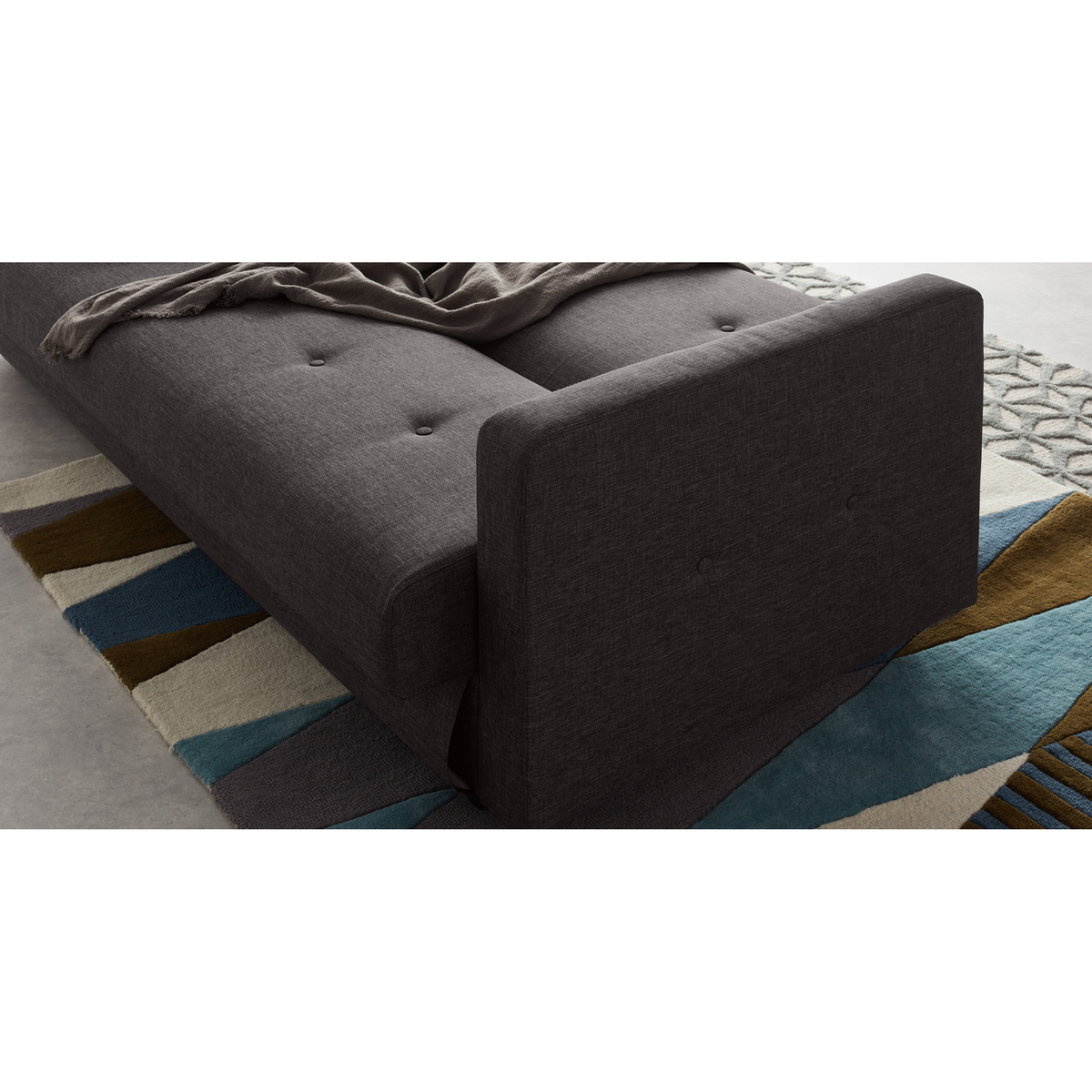 Chou Click Clack Sofa Bed with Storage, Cygnet Grey – image 7