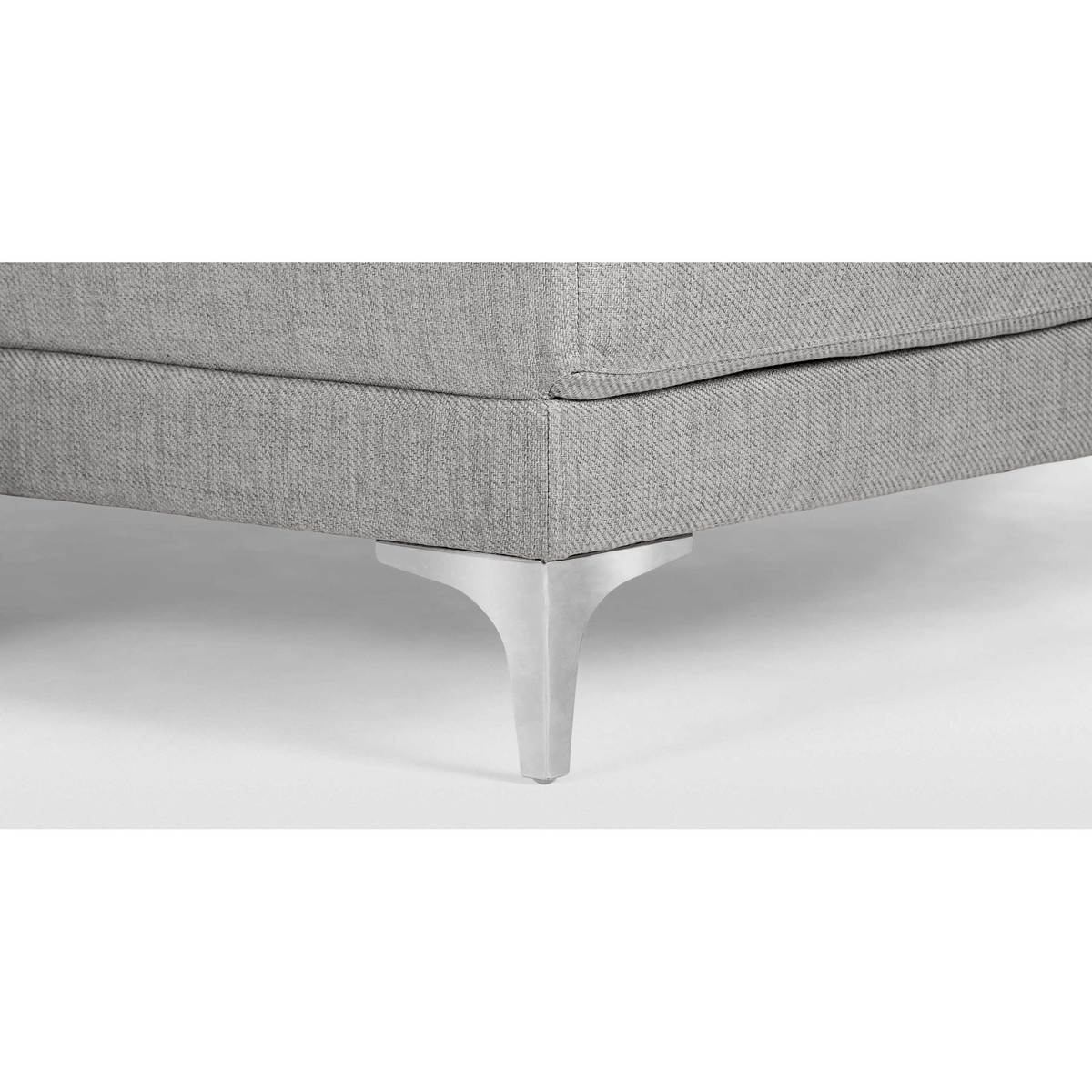 Vittorio Left Hand Facing Chaise End Corner Sofa, Pearl Grey – image 4