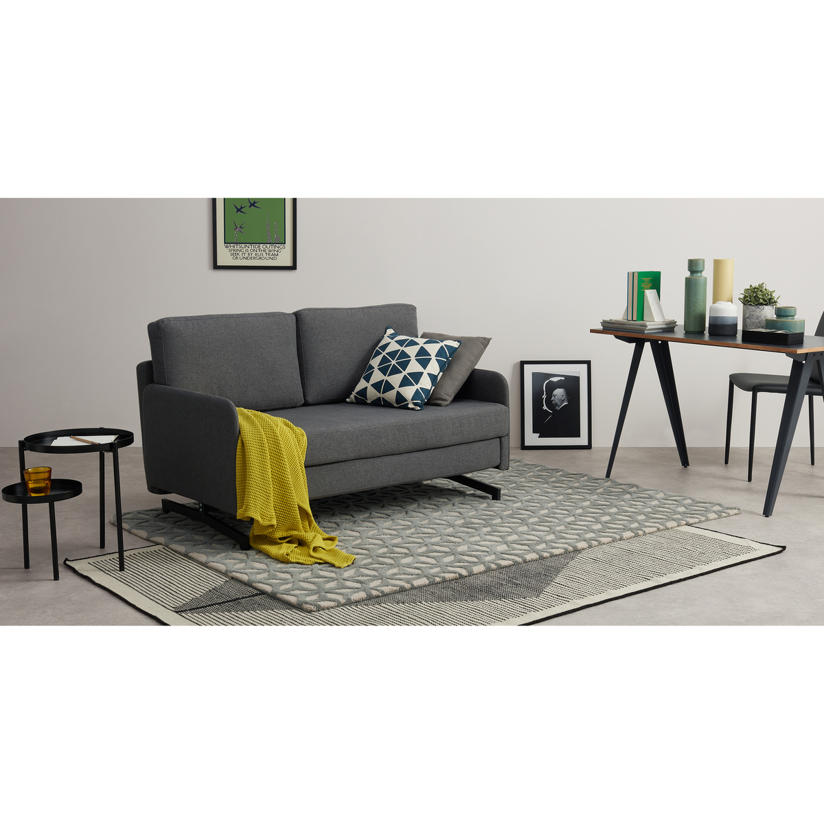 Motti Sofa Bed, Marl Grey – image 3
