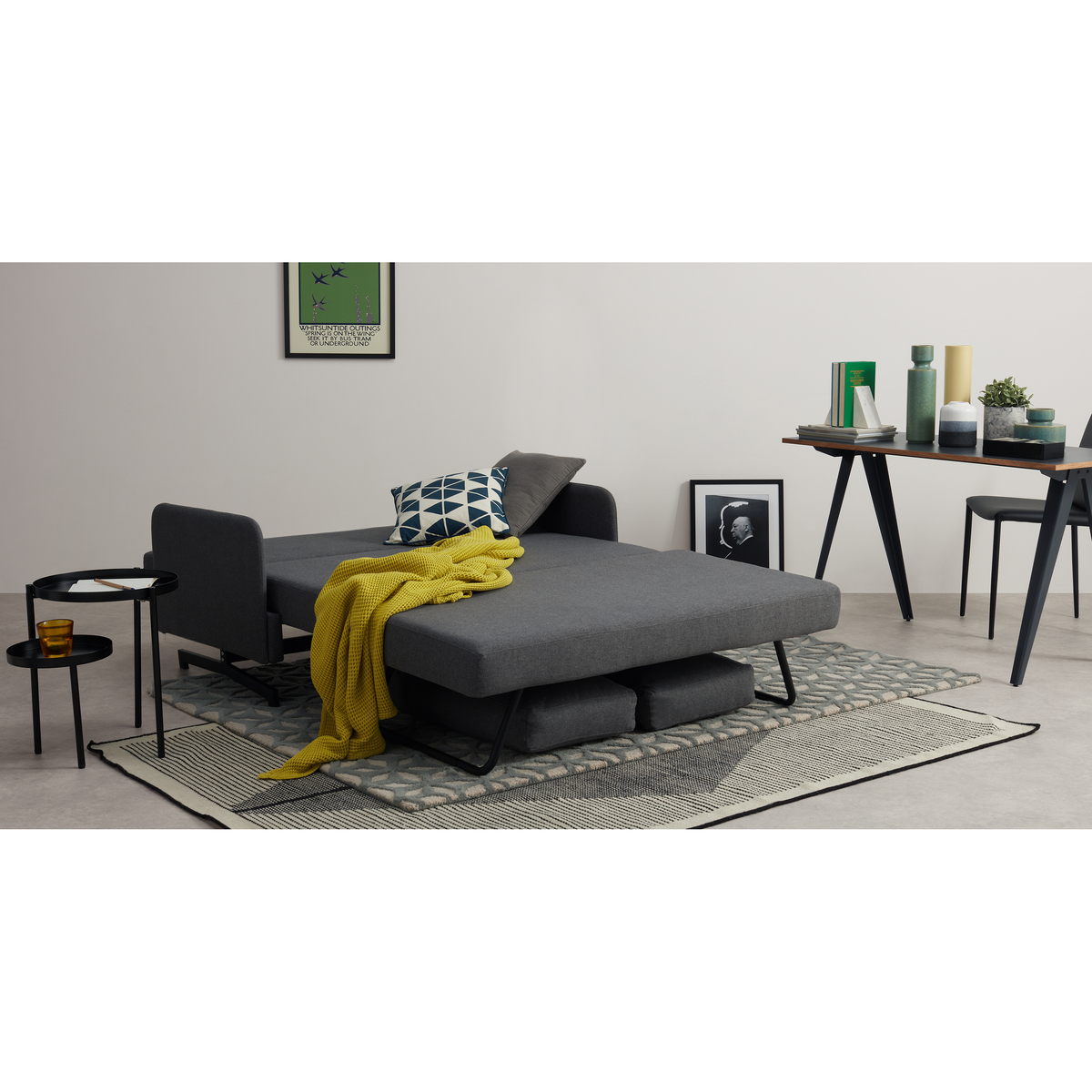 Motti Sofa Bed, Marl Grey – image 7