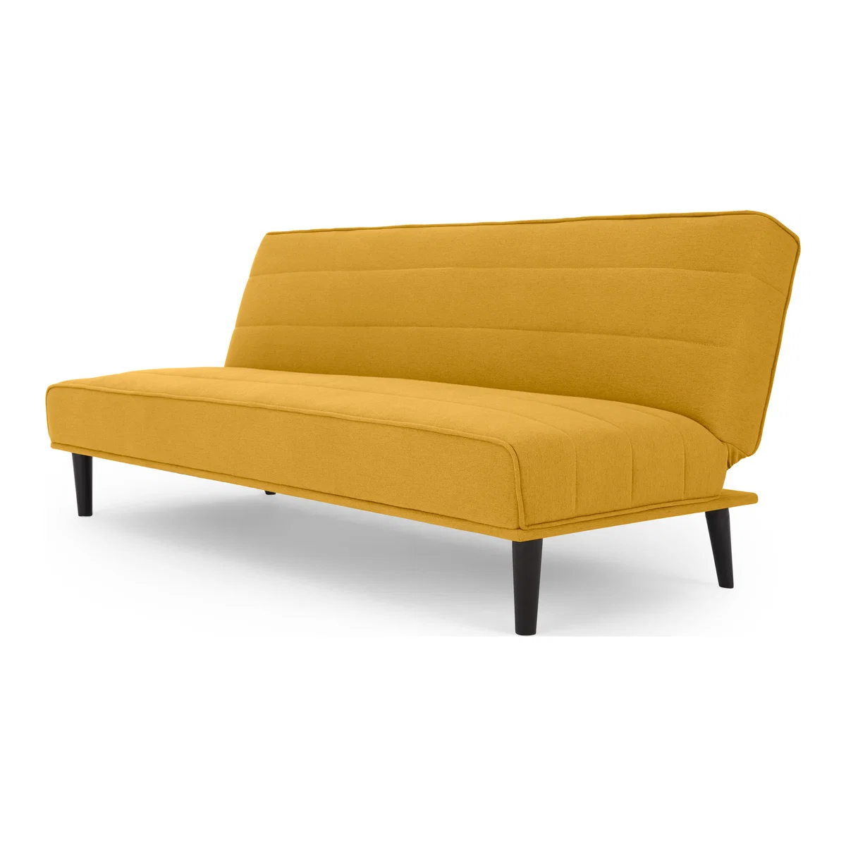 MADE Essentials Kitto Click Clack Sofa Bed, Butter Yellow – image 1