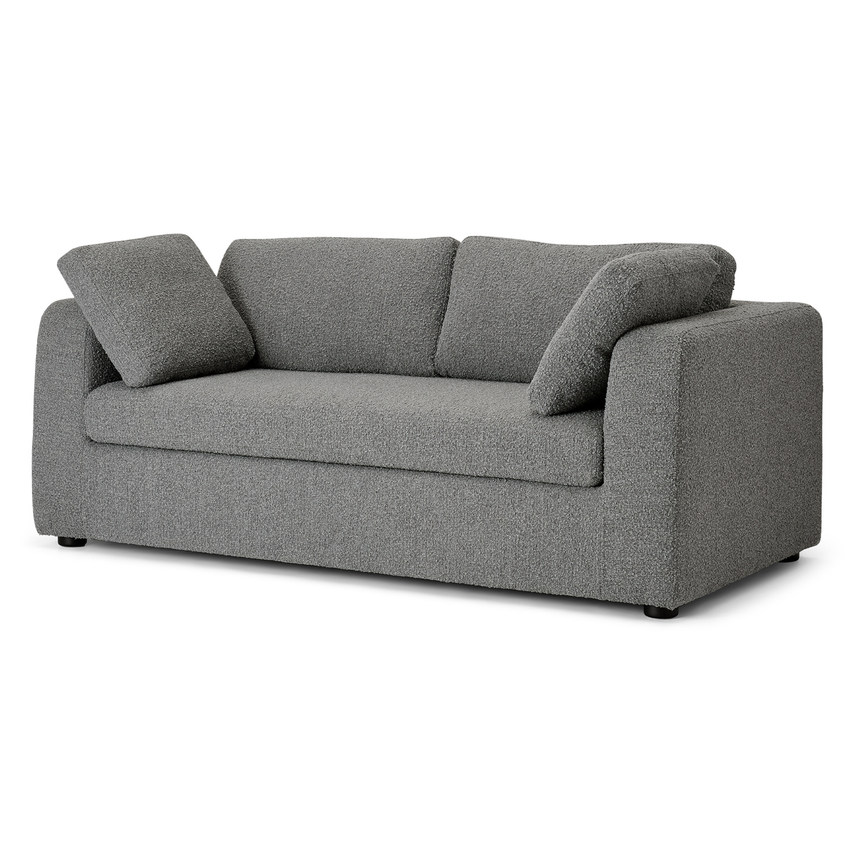 Mogen 3 Seater Sofa Bed, Steel Boucle – image 2