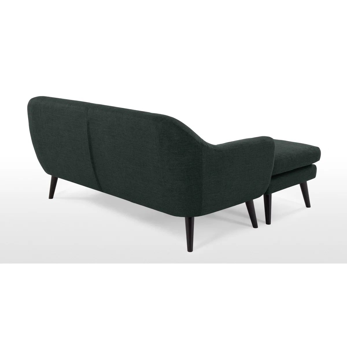 Ritchie Chaise End Corner Sofa, Anthracite Grey with Rainbow Buttons – image 5
