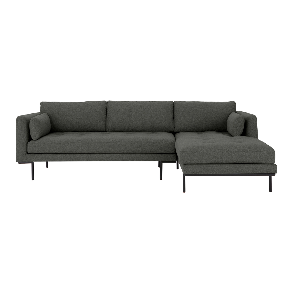 Harlow Right Hand Facing Chaise End Corner Sofa, Hudson Grey – image 1