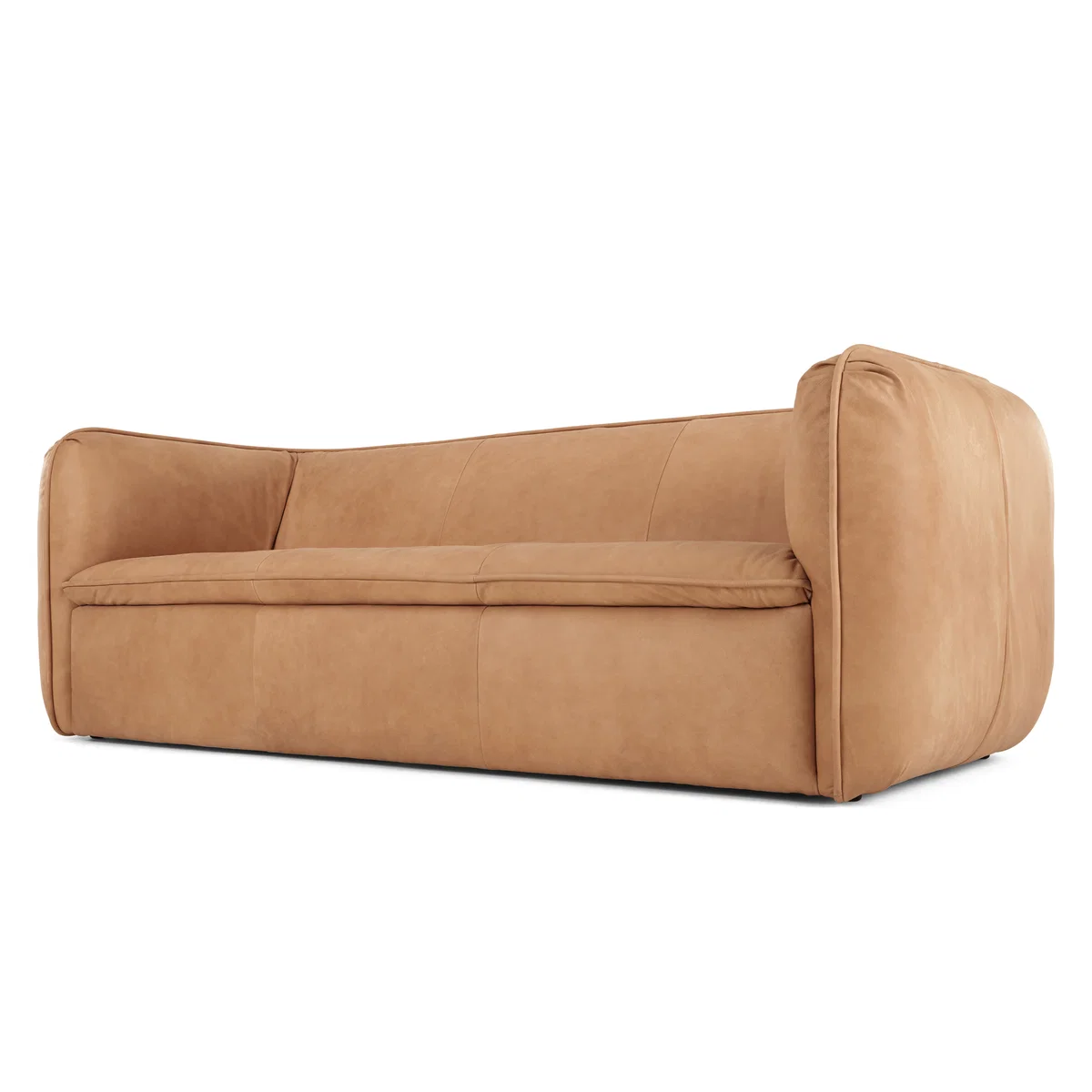 Berko 3 Seater Sofa, Tan Leather – image 2