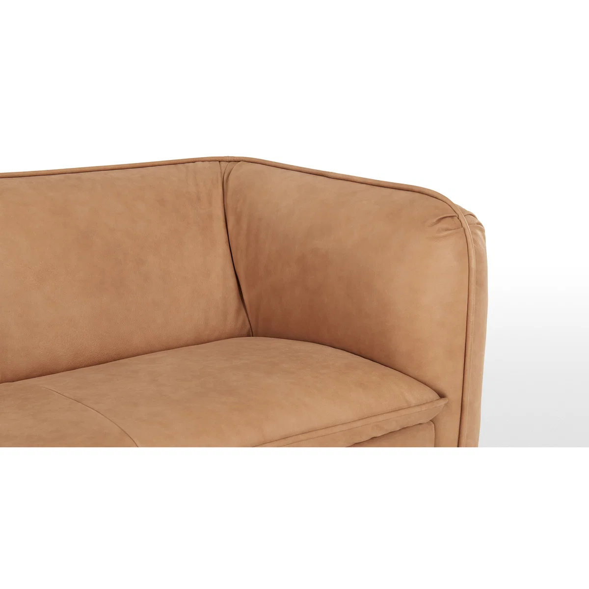 Berko 3 Seater Sofa, Tan Leather – image 6