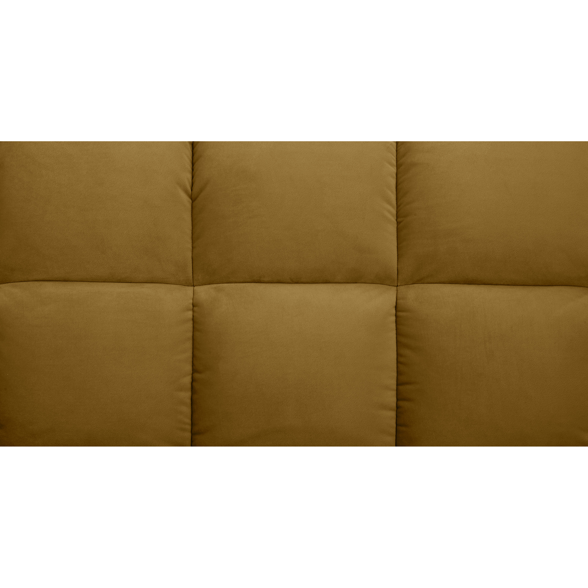 Hallie Click Clack Sofa Bed, Saffron Yellow Velvet with Brass Legs – image 8