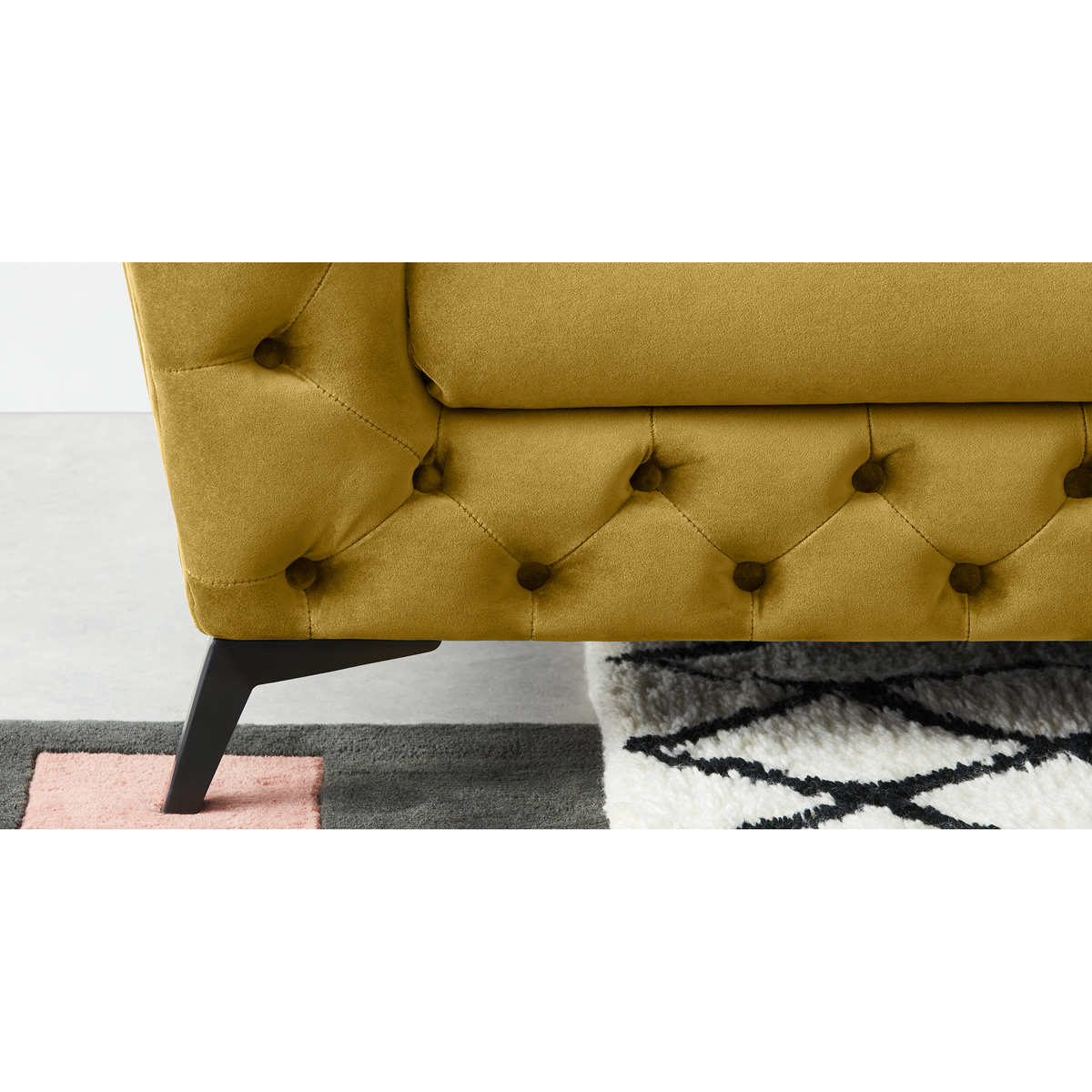 Sloan 3 Seater Sofa, Vintage Gold Velvet – image 4