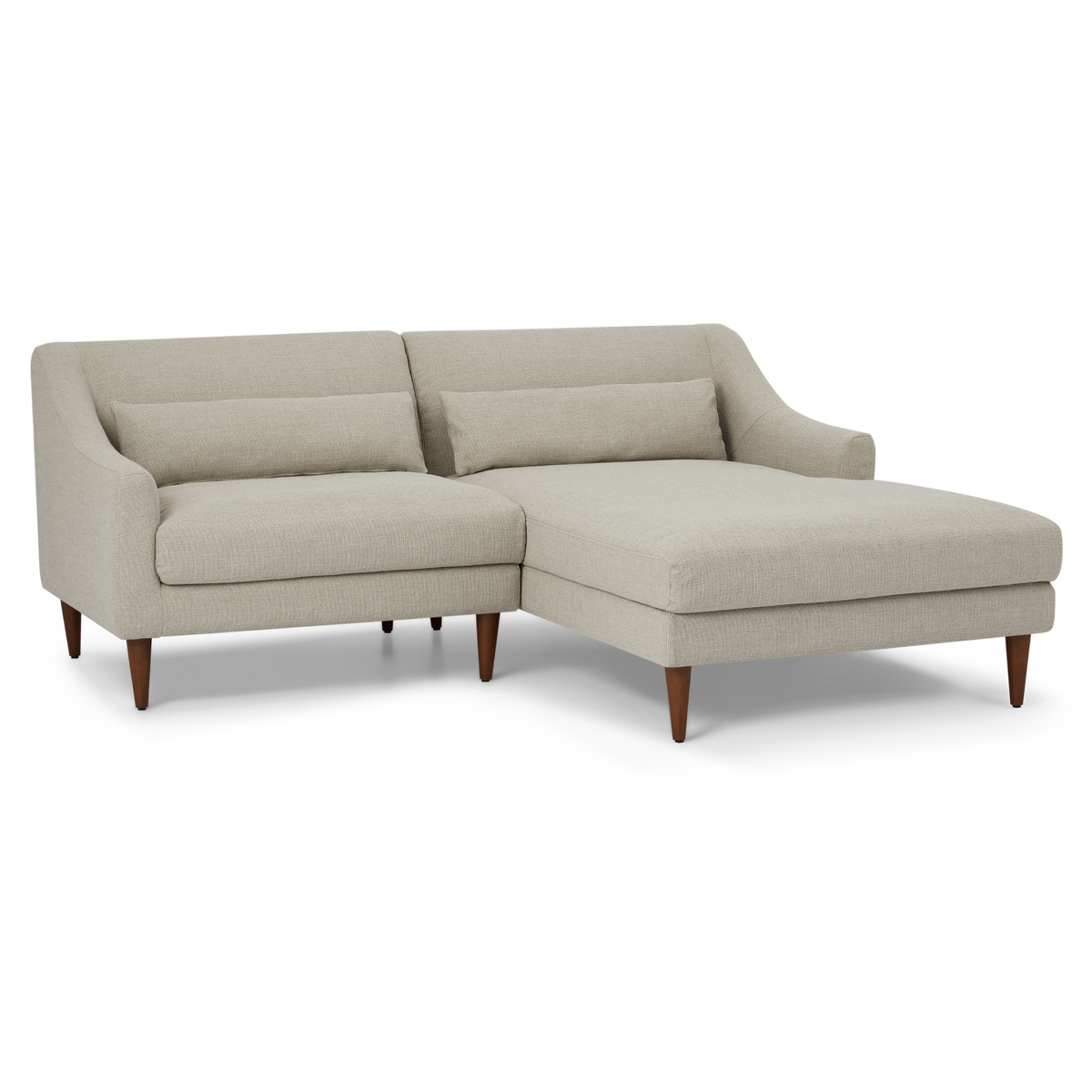 Herton Right Hand Facing Small Chaise End Sofa, Barley Weave – image 2
