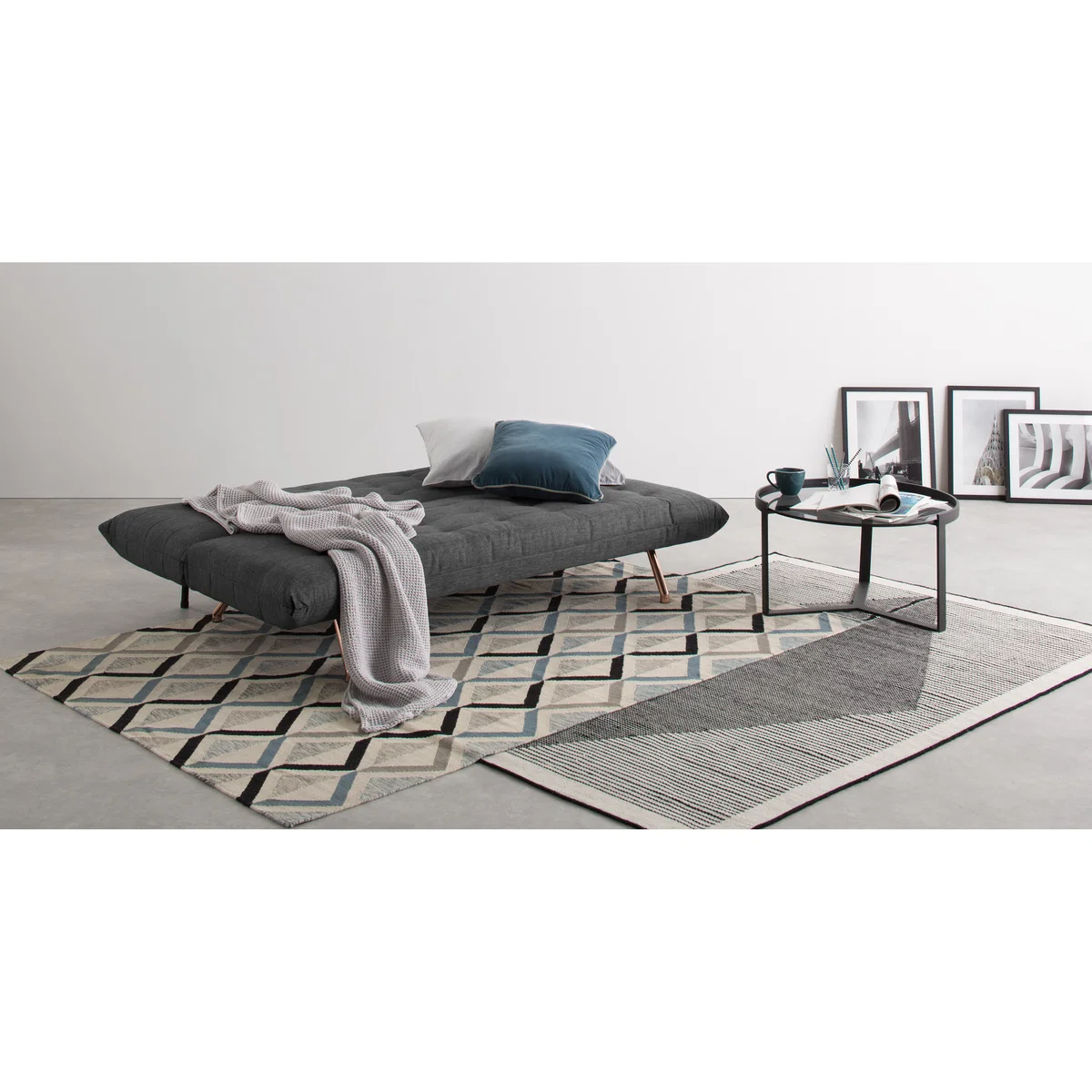 Keiko Sofa Bed, Cygnet Grey Copper Legs – image 4
