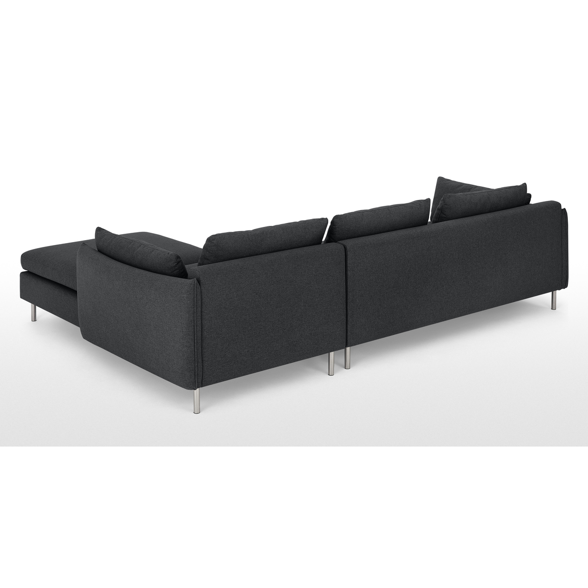 Vento Right Hand Facing Chaise End Sofa Bed, Sterling Grey – image 5