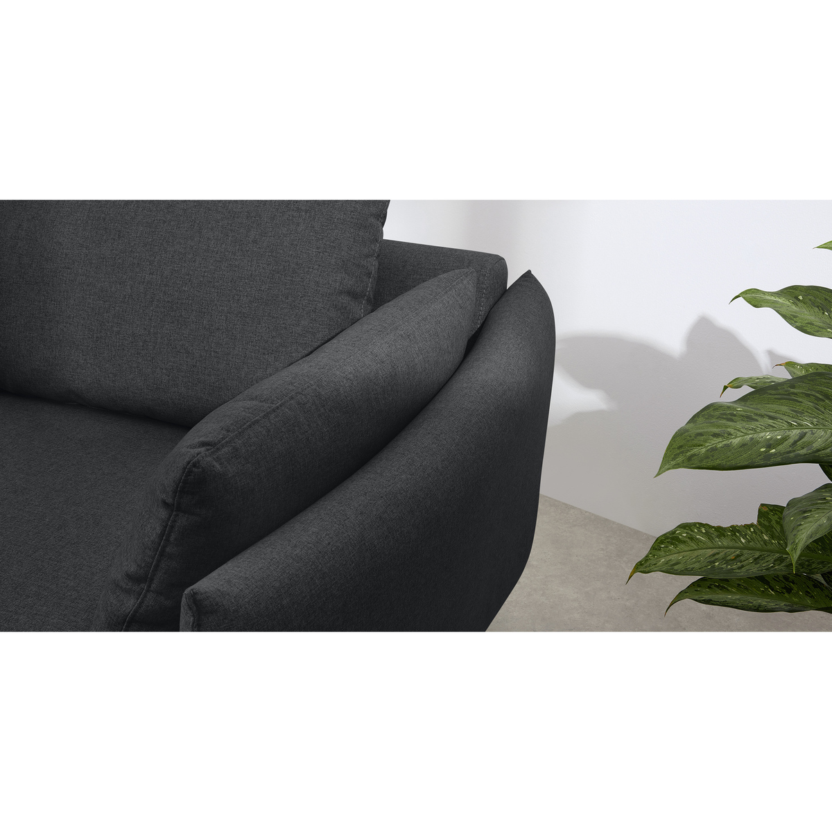 Vento Right Hand Facing Chaise End Sofa Bed, Sterling Grey – image 6