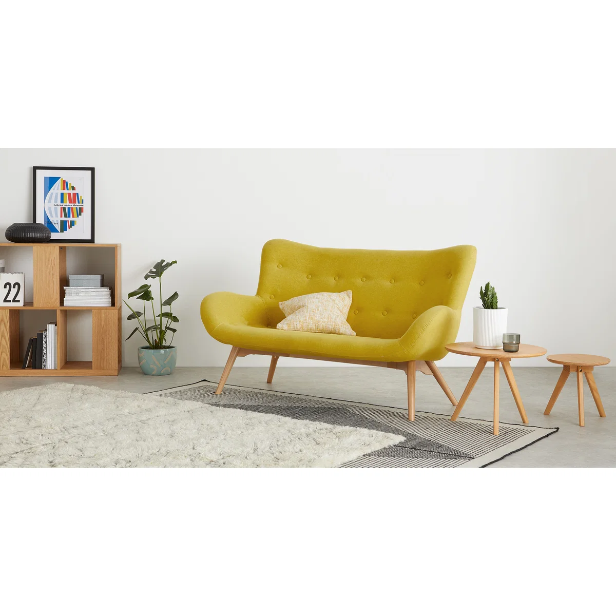 Doris 2 Seater Sofa, Shetland Moss – image 3