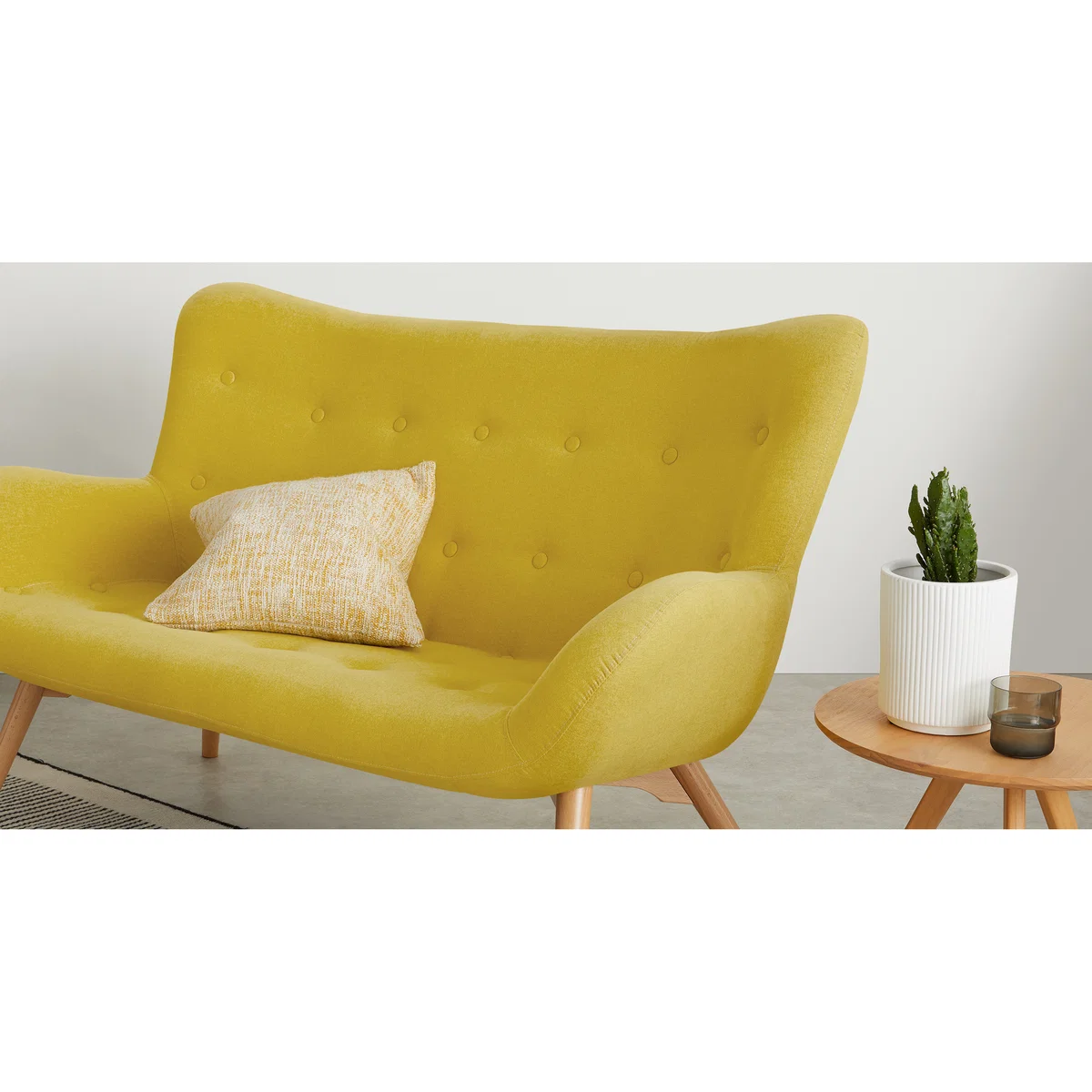 Doris 2 Seater Sofa, Shetland Moss – image 4