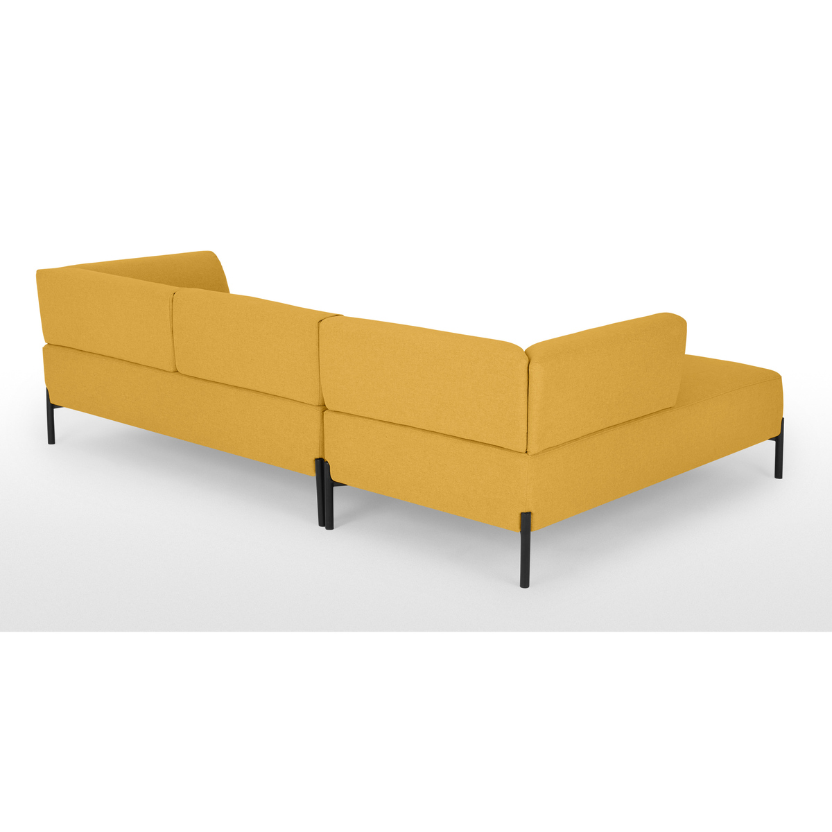Kiva Left Hand Facing Chaise End Corner Sofa, Yolk Yellow – image 4