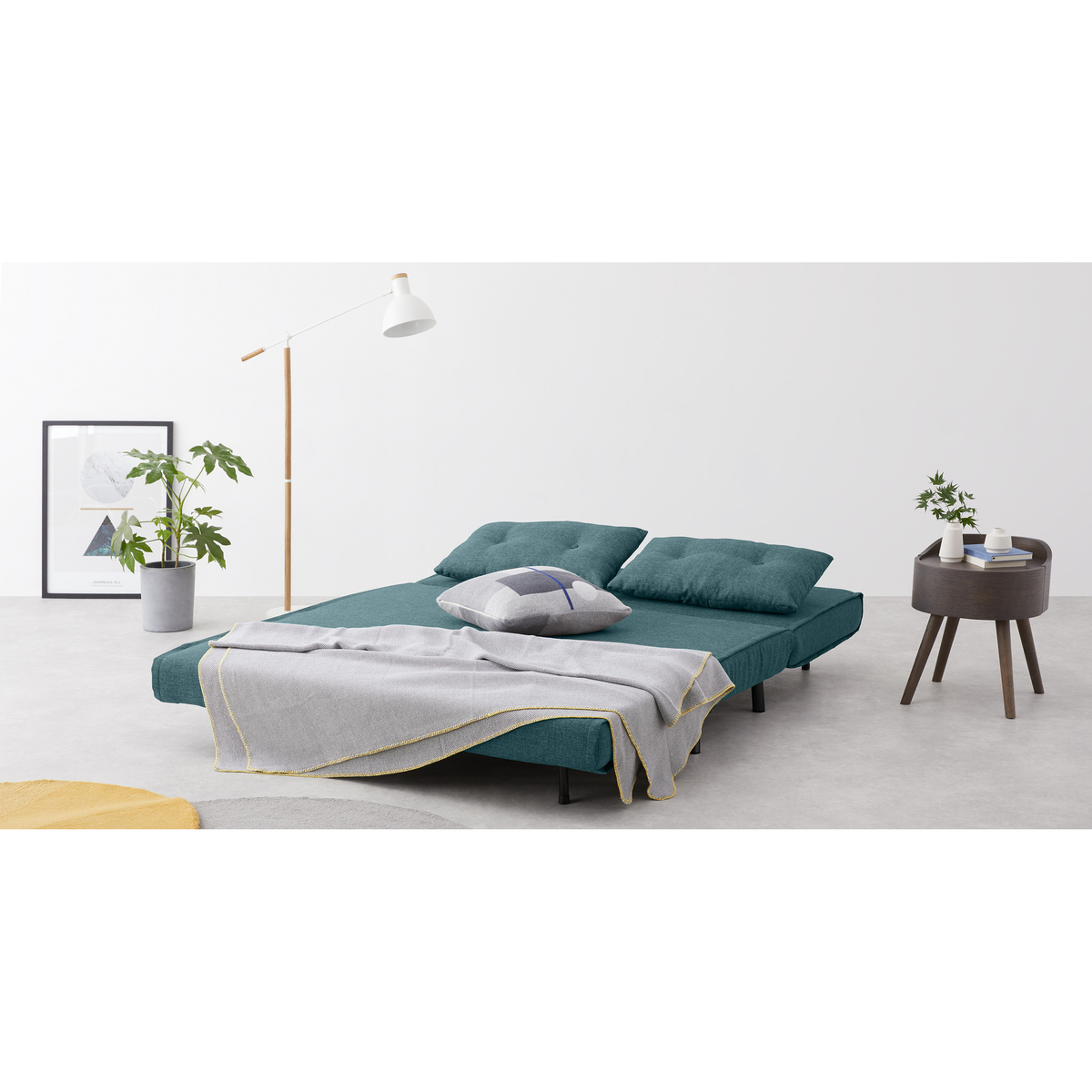 Haru Large Double Sofa Bed, Powder Blue – image 7