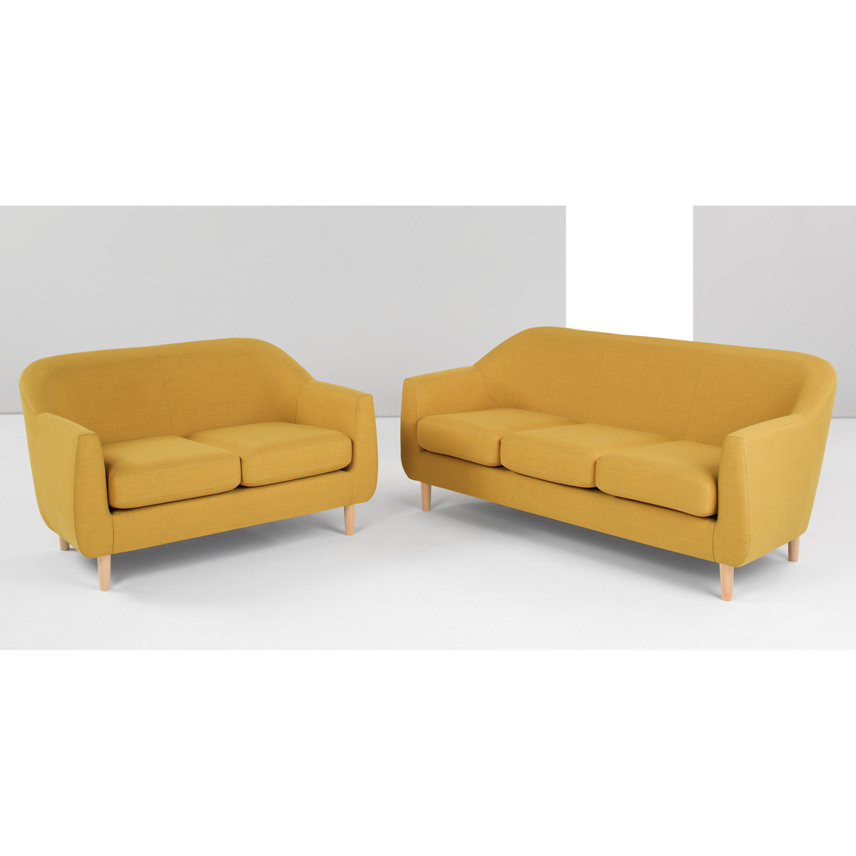 Tubby 2 Seater Sofa, Retro Yellow – image 5