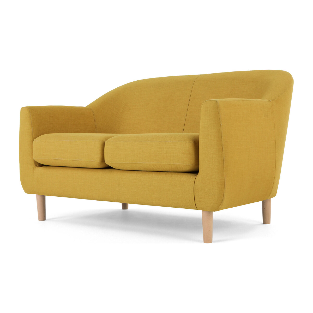 Tubby 2 Seater Sofa, Retro Yellow – image 1