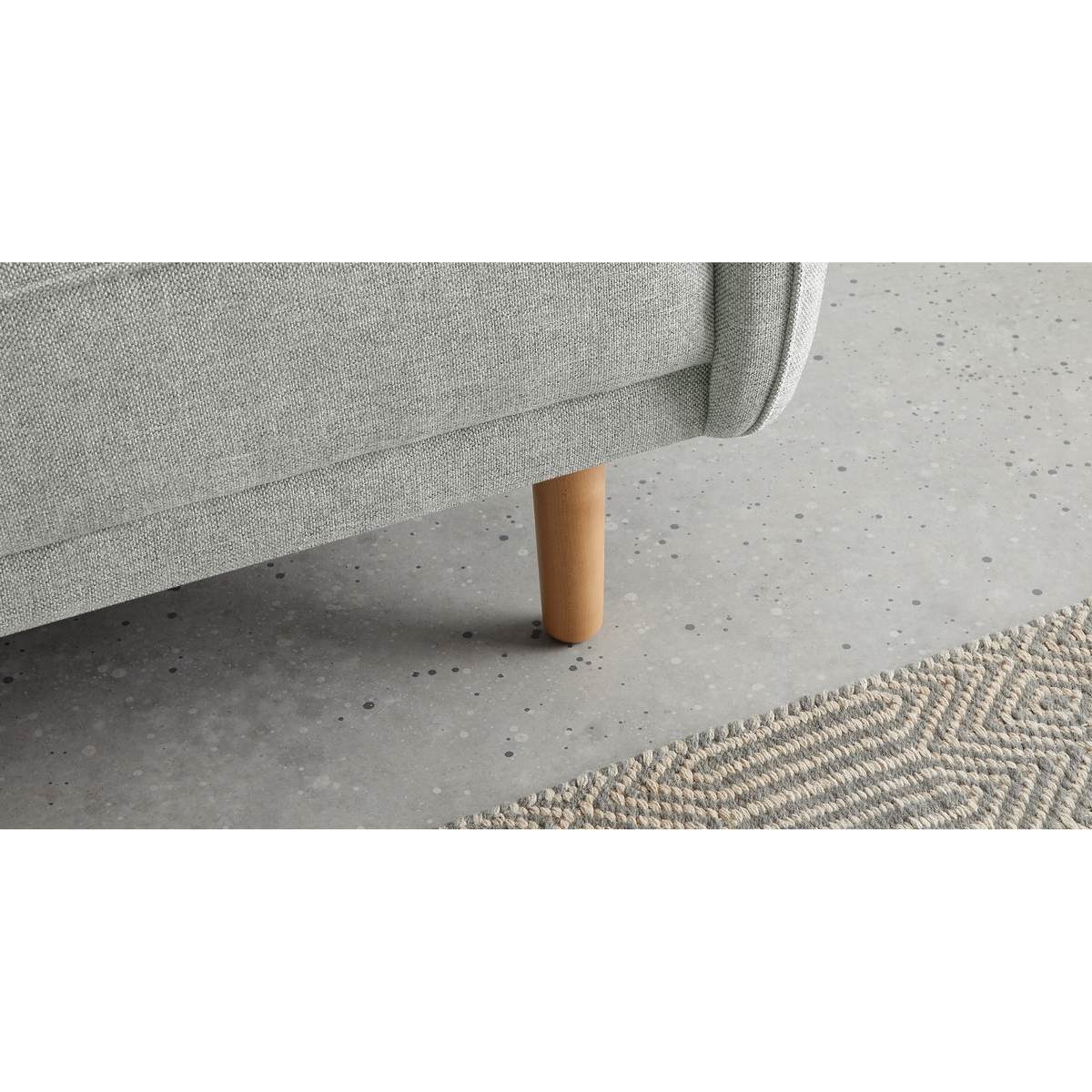 Haring 2 Seater Sofa, Silver Grey – image 4