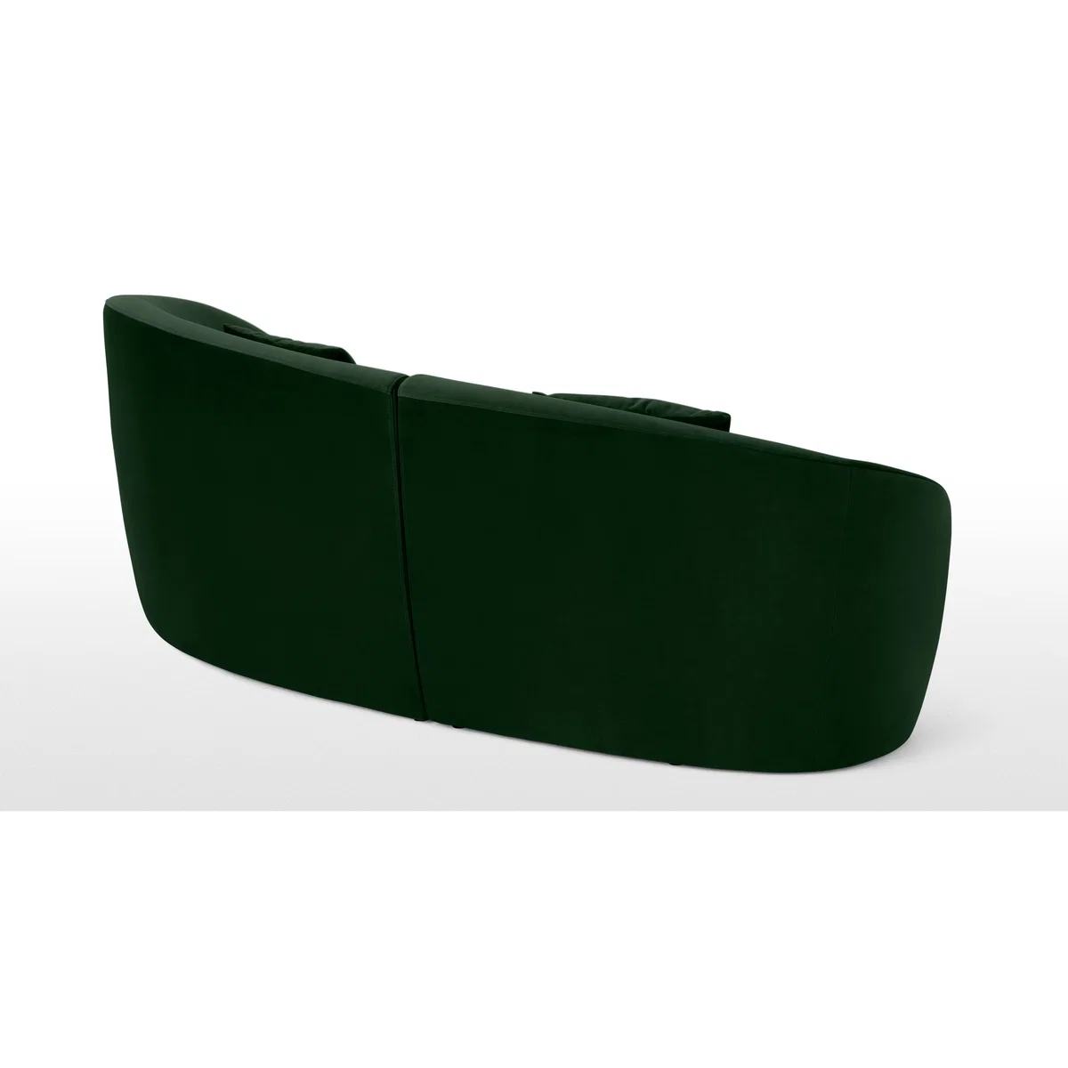 Reisa 3 Seater Sofa, Pine Green Velvet – image 5
