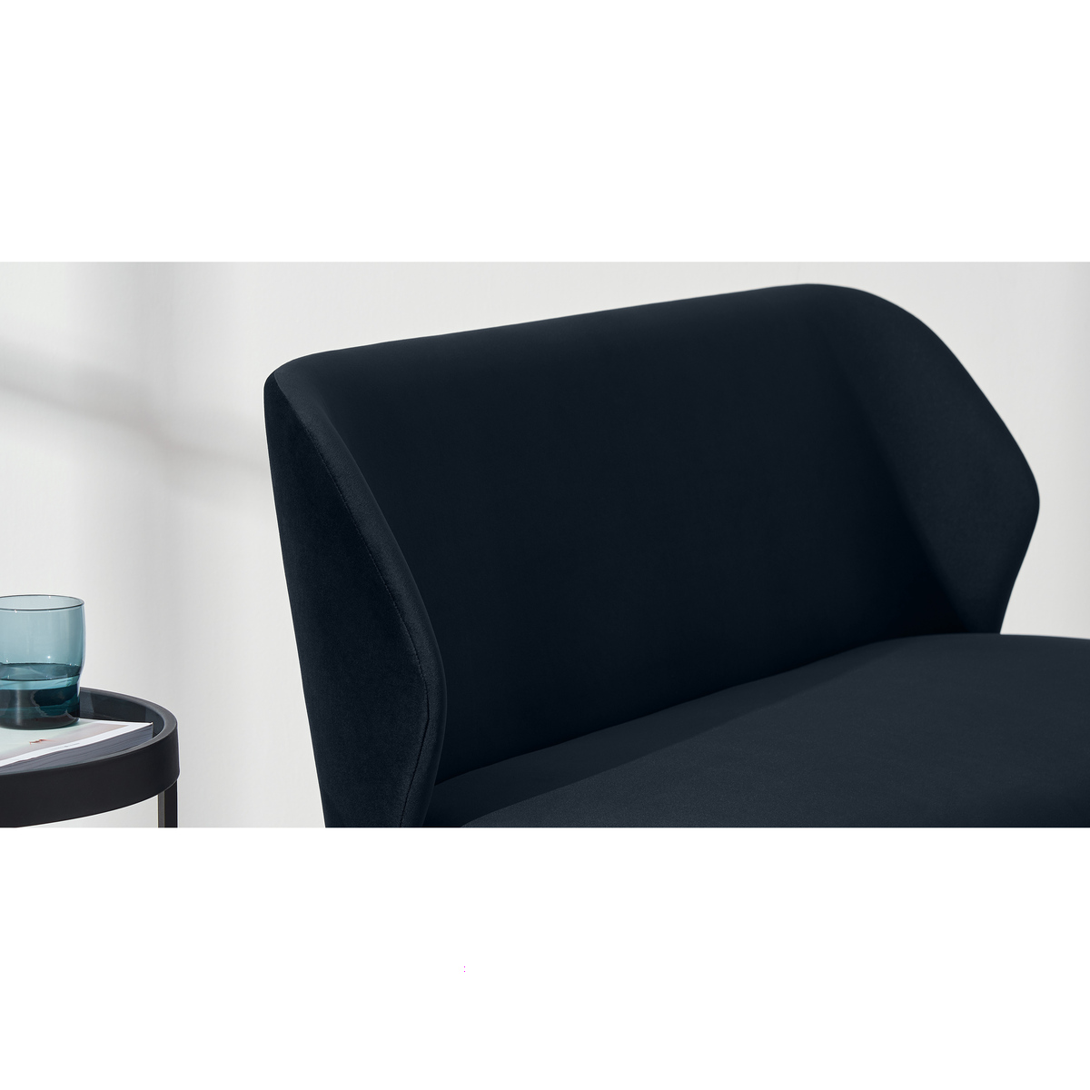 Topeka 2 Seater Sofa, Twilight Blue Velvet – image 4