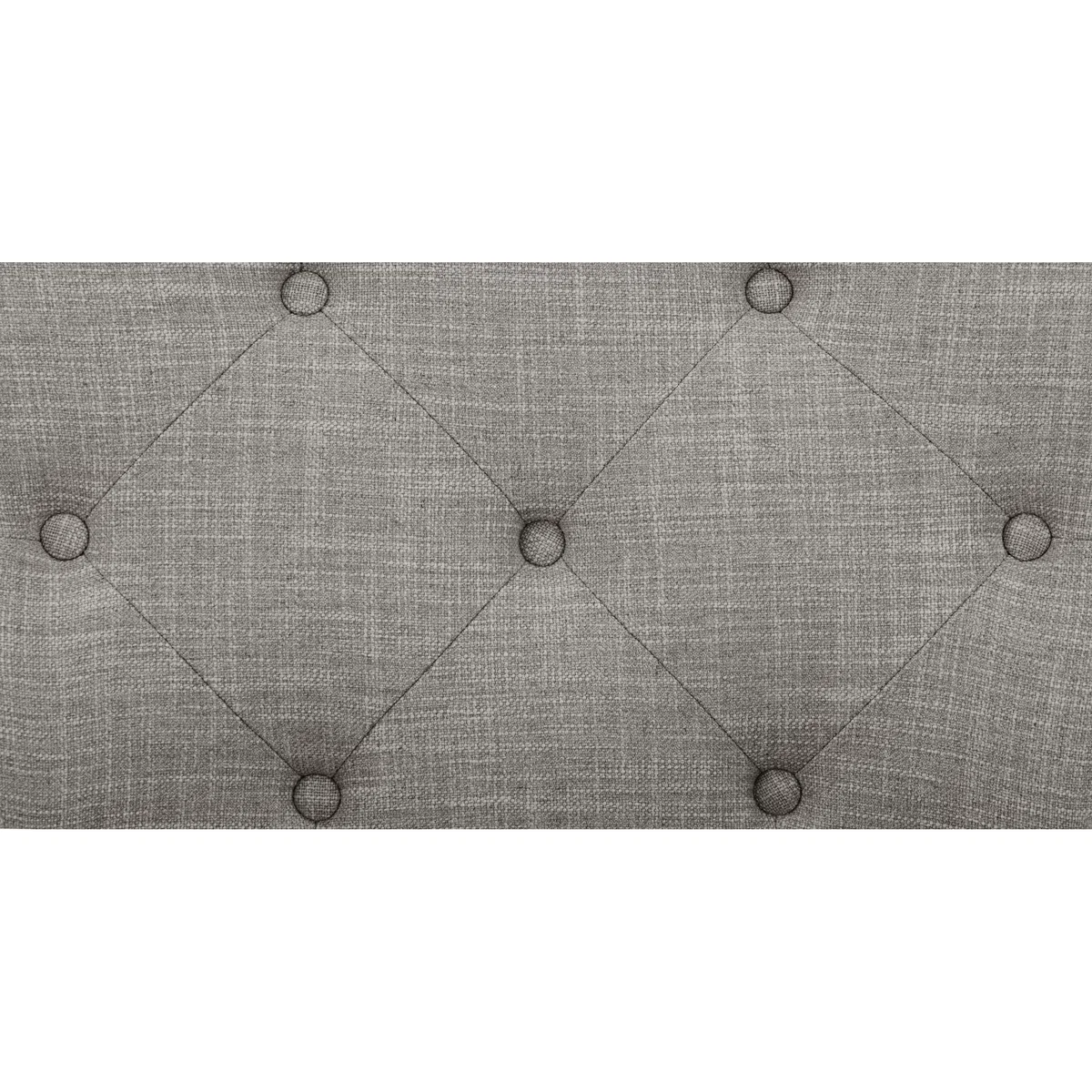 Flynn 3 Seater Sofa, Grey Linen Mix – image 6