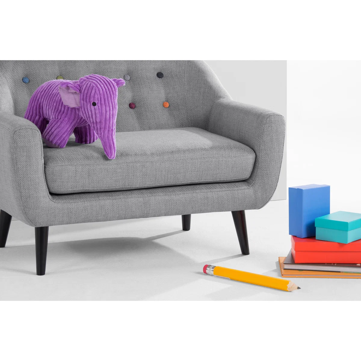 Ritchie 2 Seater Sofa, Pearl Grey – image 7