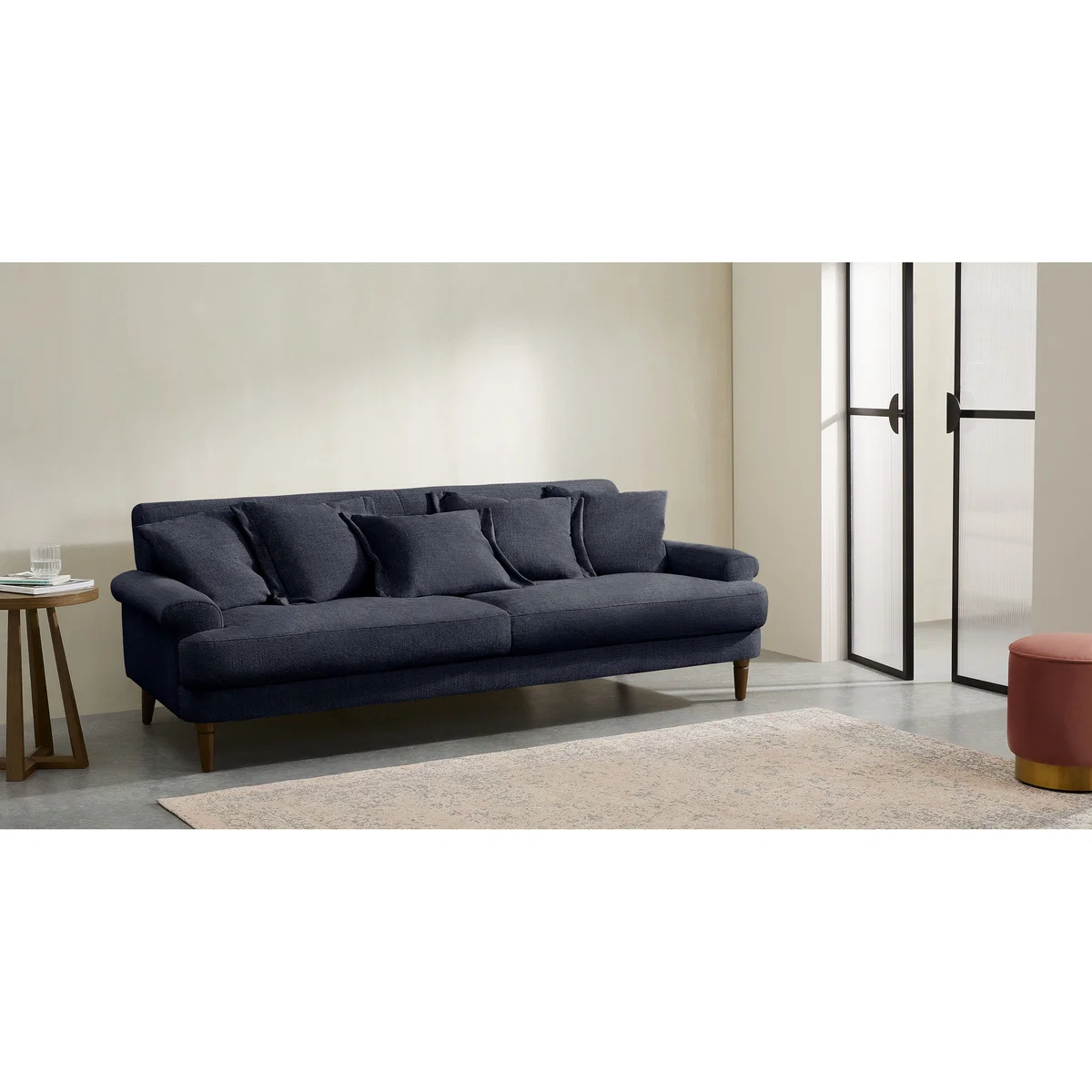 Eraldo 3 Seater Sofa, Kyoto Denim – image 3