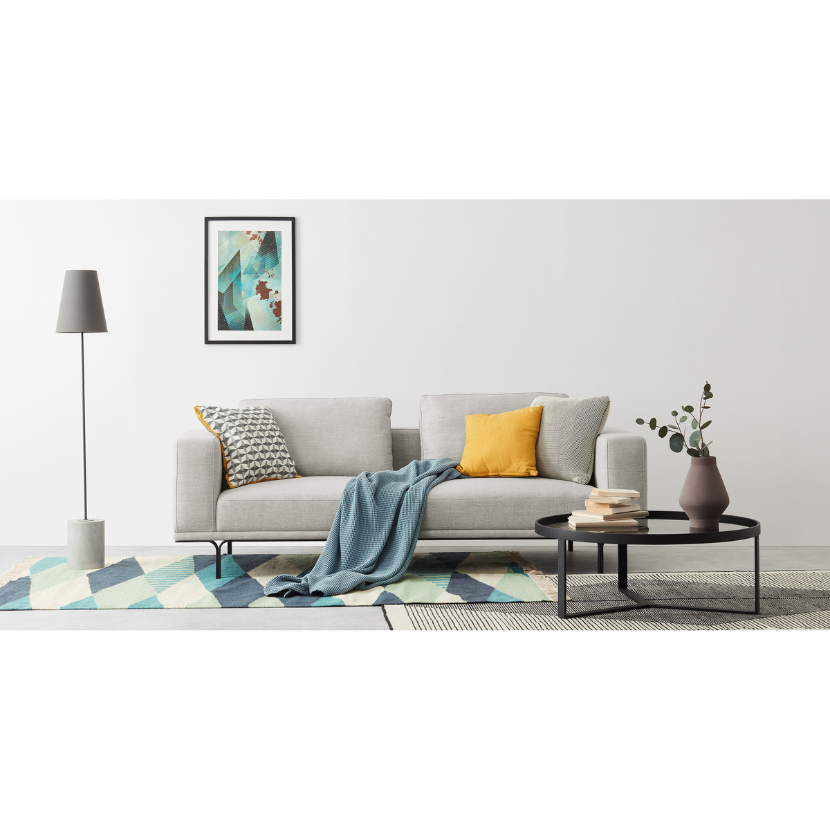 Nocelle 3 Seater Sofa, Chic Grey – image 3