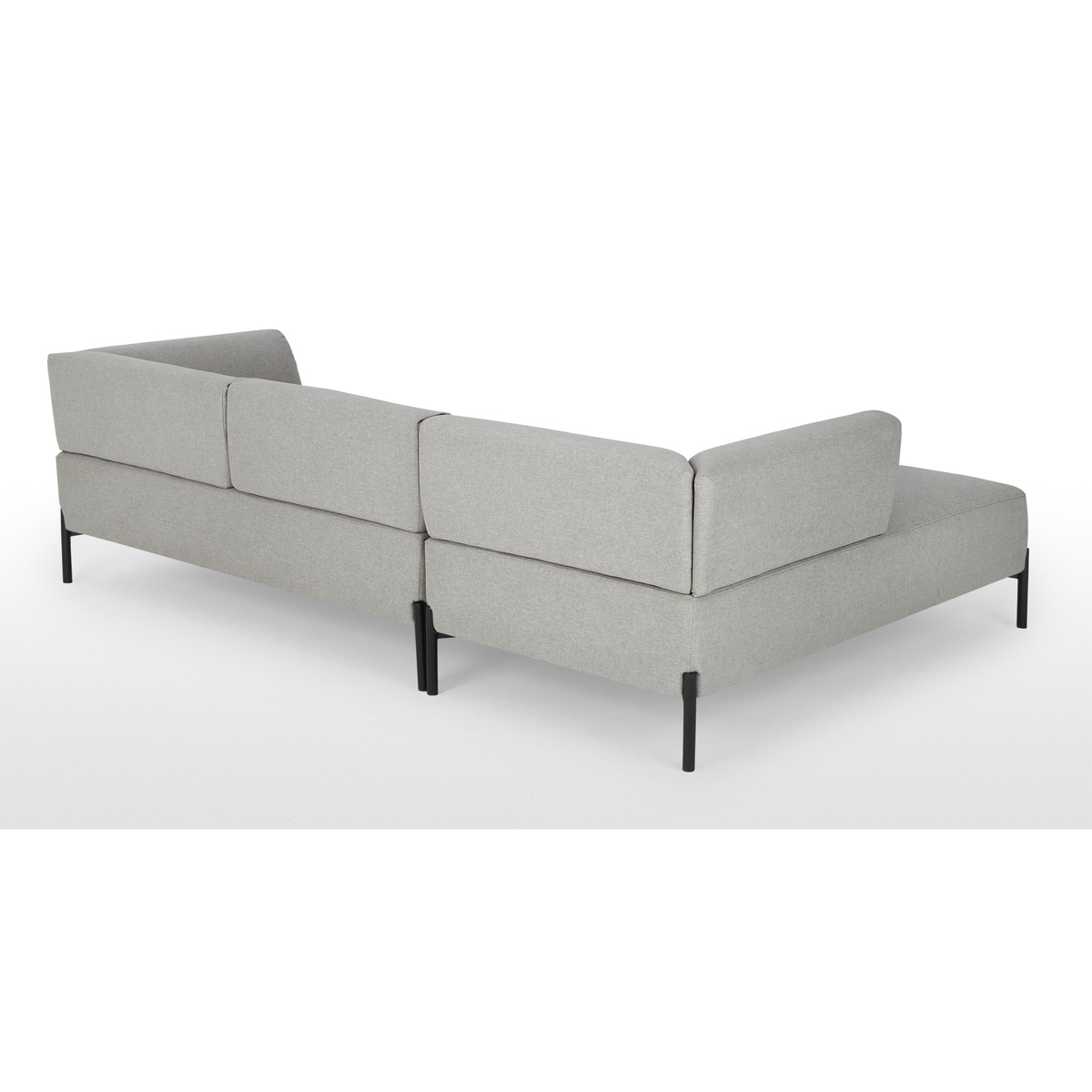 Kiva Left Hand Facing Chaise End Corner Sofa, Hail Grey – image 4