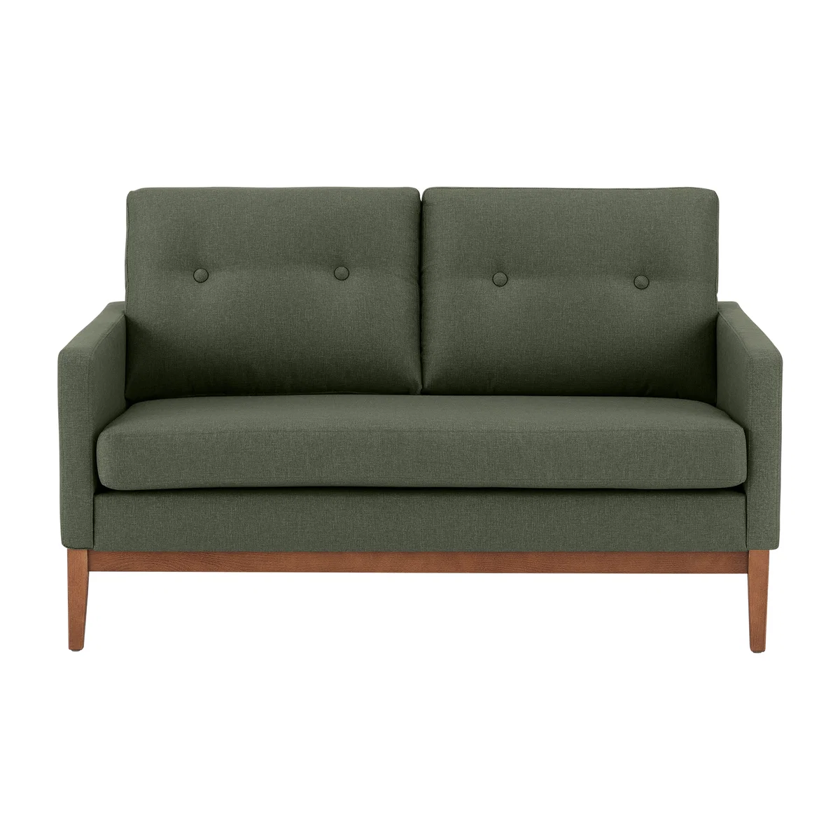 Edison 2 Seater Sofa, Textured Moss – image 1