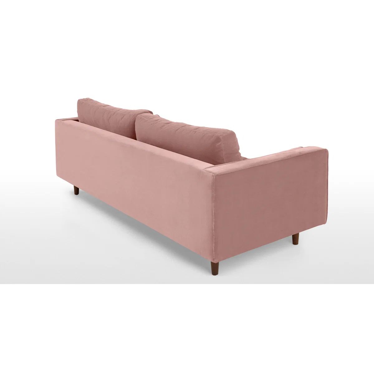 Scott 3 Seater Sofa, Blush Pink Cotton Velvet – image 4