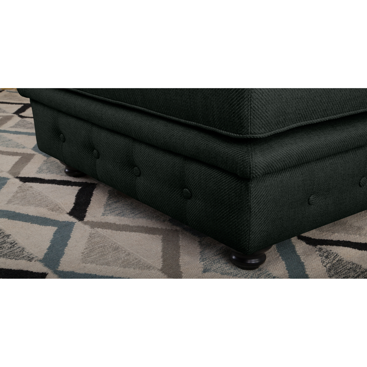 Branagh Right Hand Facing Chaise End  Corner Sofa, Anthracite Grey – image 4