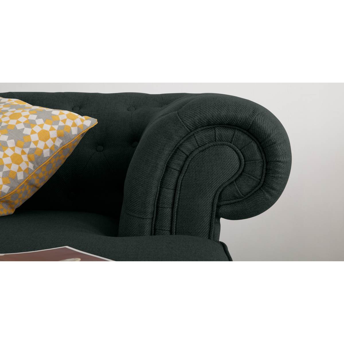 Branagh Right Hand Facing Chaise End  Corner Sofa, Anthracite Grey – image 6