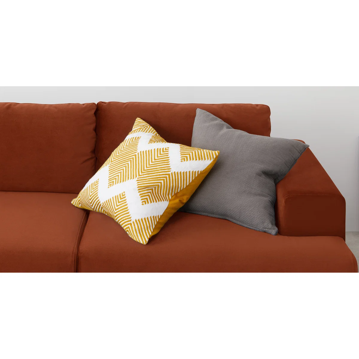 Frederik 2 Seater Sofa, Nutmeg Orange Velvet – image 6