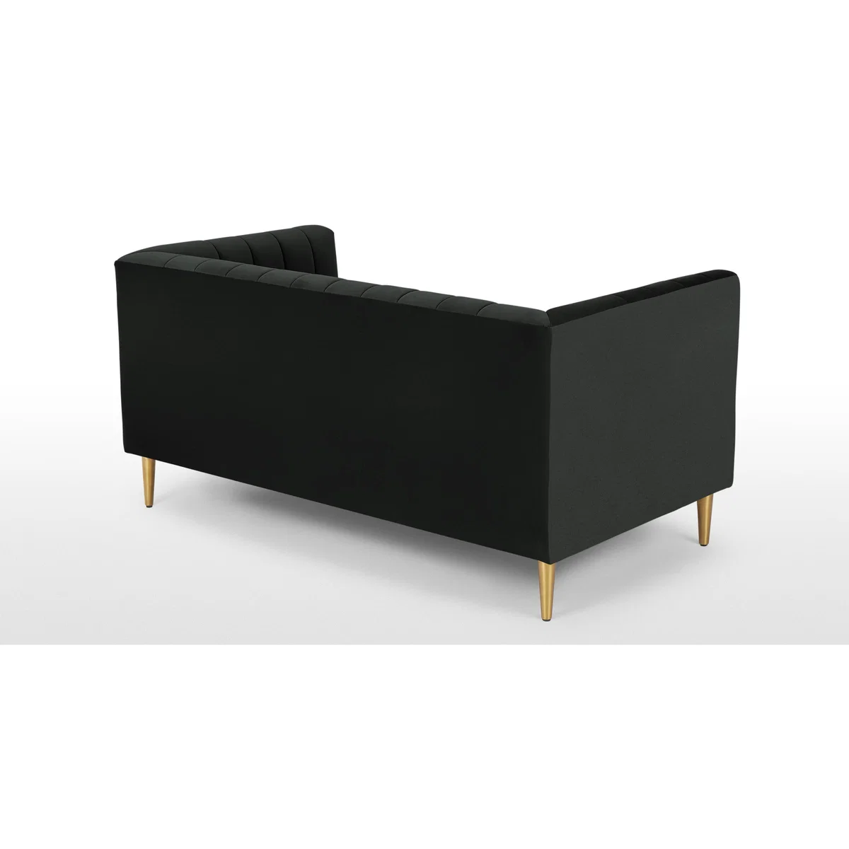 Amicie 2 Seater Sofa, Dark Anthracite Velvet – image 5