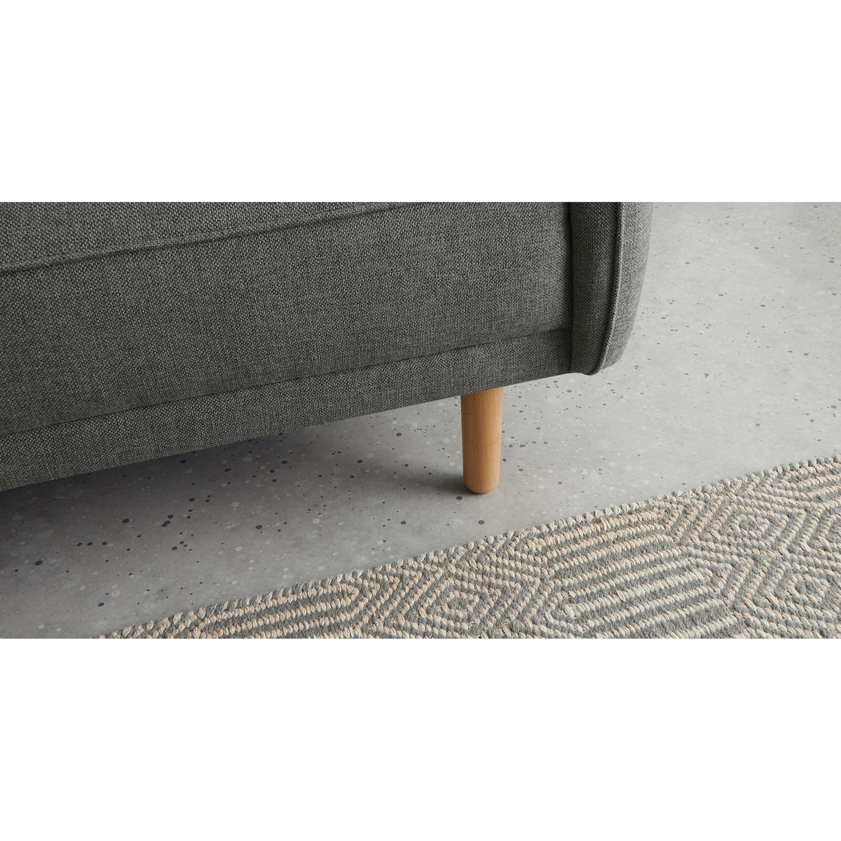 Haring 3 Seater Sofa, Cadet Dark Grey – image 4