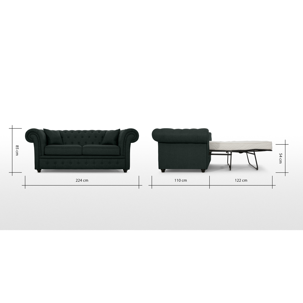 Branagh Sofa Bed, Anthracite Grey – image 10
