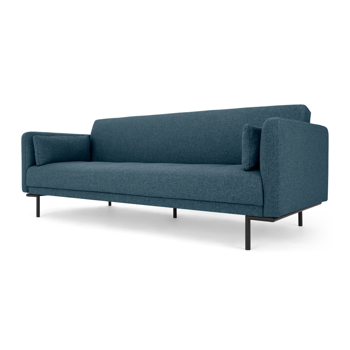 Harlow Click Clack Sofa Bed, Orleans Blue – image 2