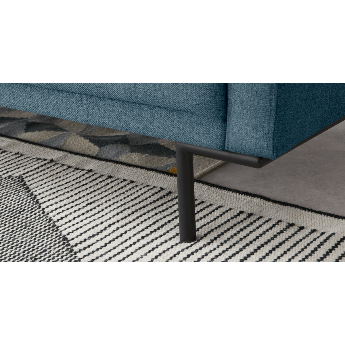 Harlow Click Clack Sofa Bed, Orleans Blue – image 4
