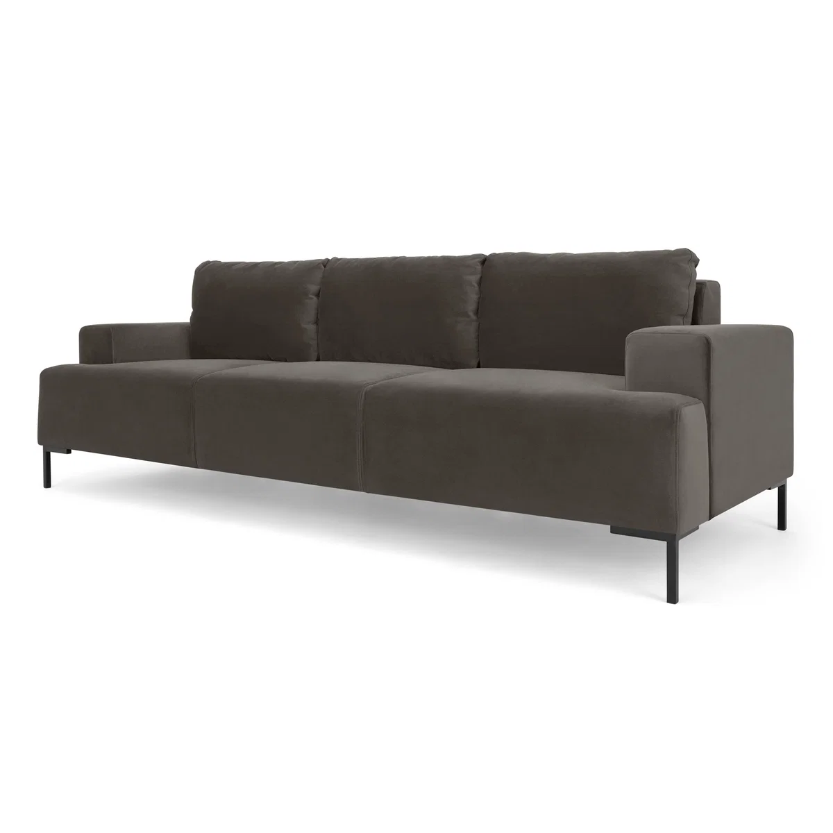 Frederik 3 Seater Sofa, Otter Velvet – image 2
