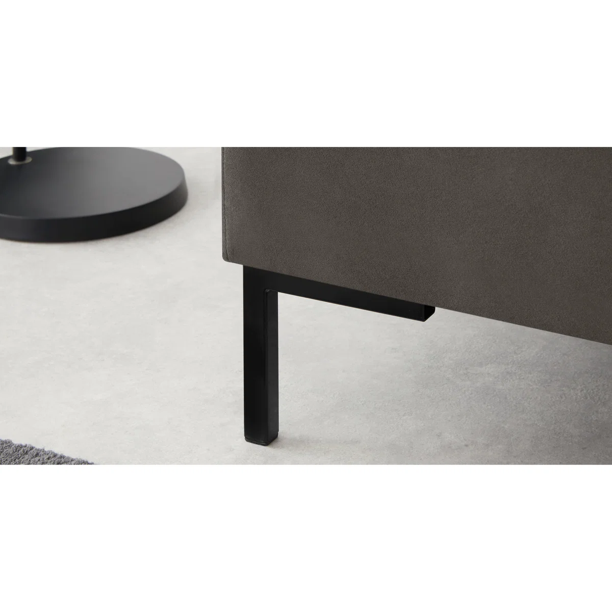 Frederik 3 Seater Sofa, Otter Velvet – image 4