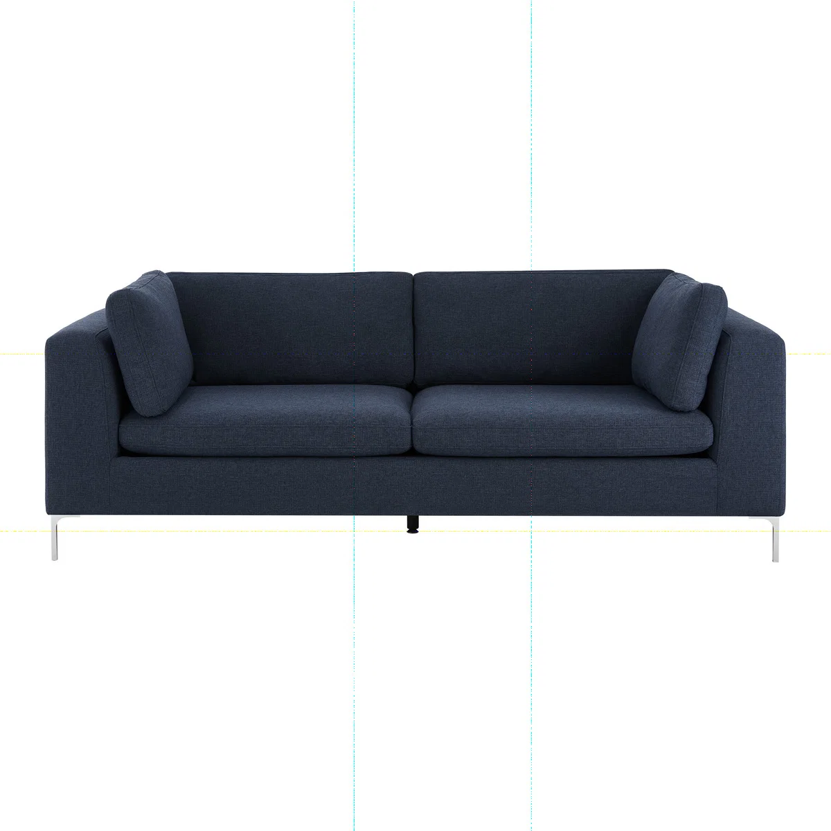 Monterosso 3 Seater Sofa, Storm Blue – image 1